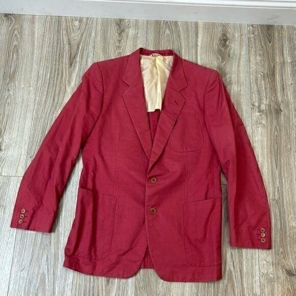 Saint Laurent  vintage 1970  pink blazer size Large women - Picture 1 of 12